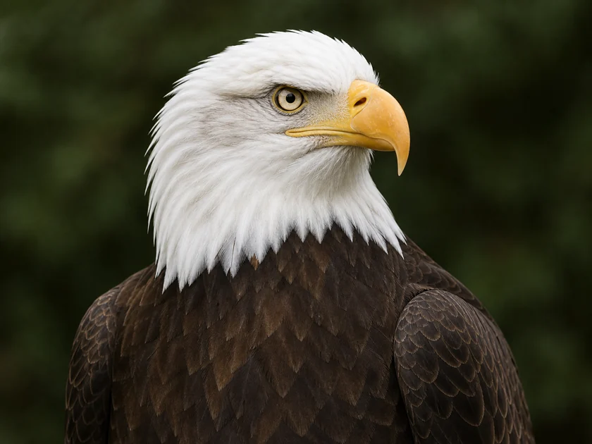Bald Eagle portrait.