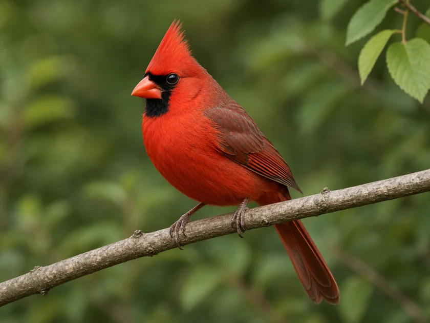 Northern Cardinal perched on a branch.